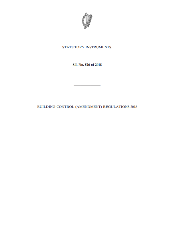 Building Control Statute